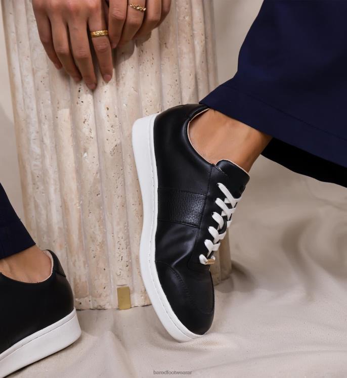 Bared Footwear mujer caracara zapatillas negras de material vegetal mirum 4Z004123