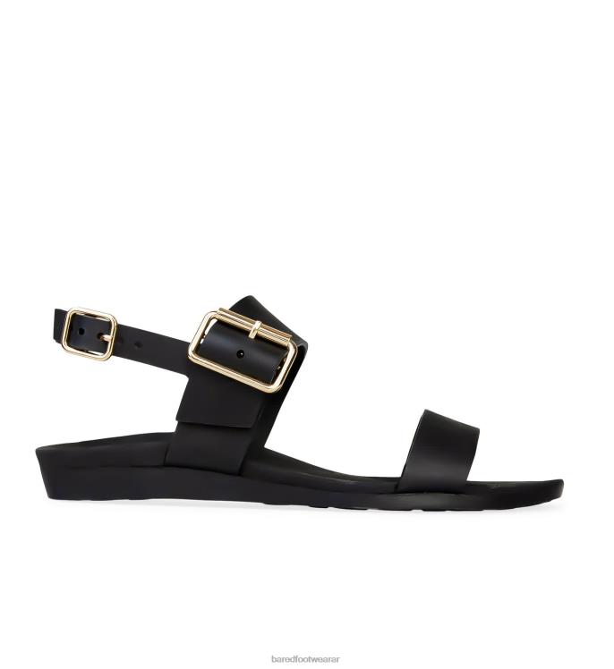 Bared Footwear mujer correlimos sandalias planas de goma medianoche 4Z004253
