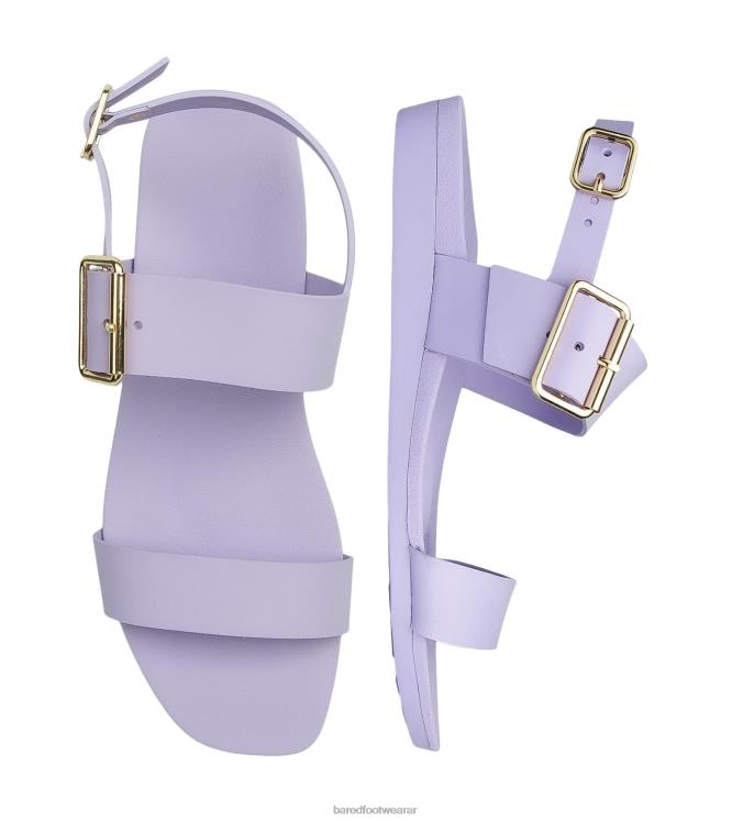 Bared Footwear mujer correlimos sandalias planas goma lila 4Z004252