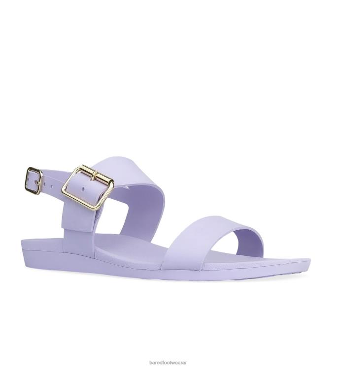 Bared Footwear mujer correlimos sandalias planas goma lila 4Z004252