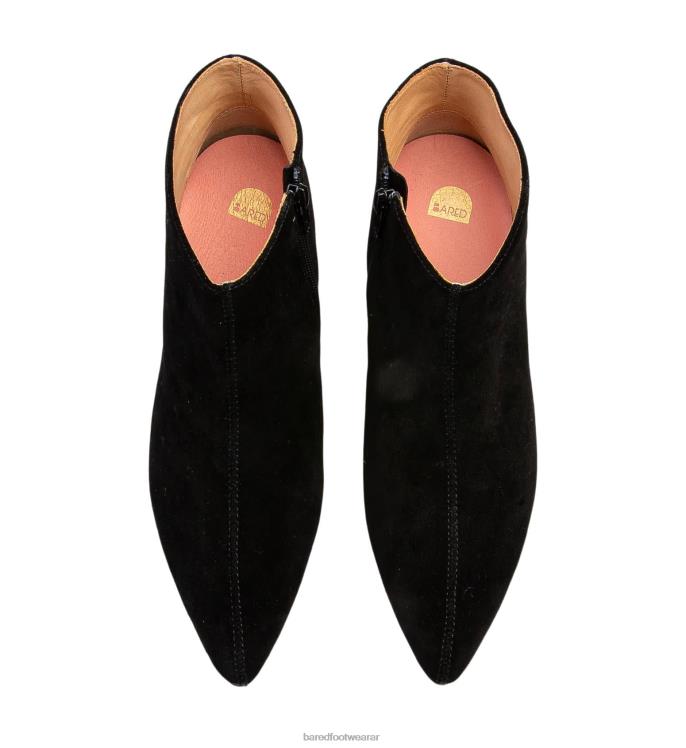 Bared Footwear mujer culiblanco botas de ante negras con tacon 4Z004188