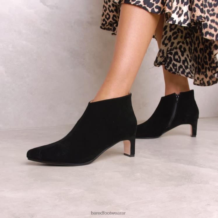 Bared Footwear mujer culiblanco botas de ante negras con tacon 4Z004188