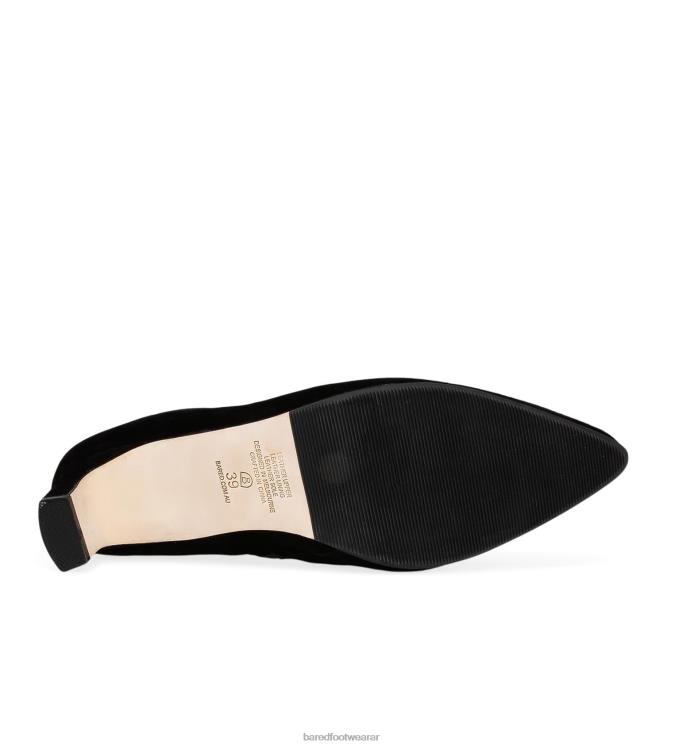 Bared Footwear mujer culiblanco botas de ante negras con tacon 4Z004188