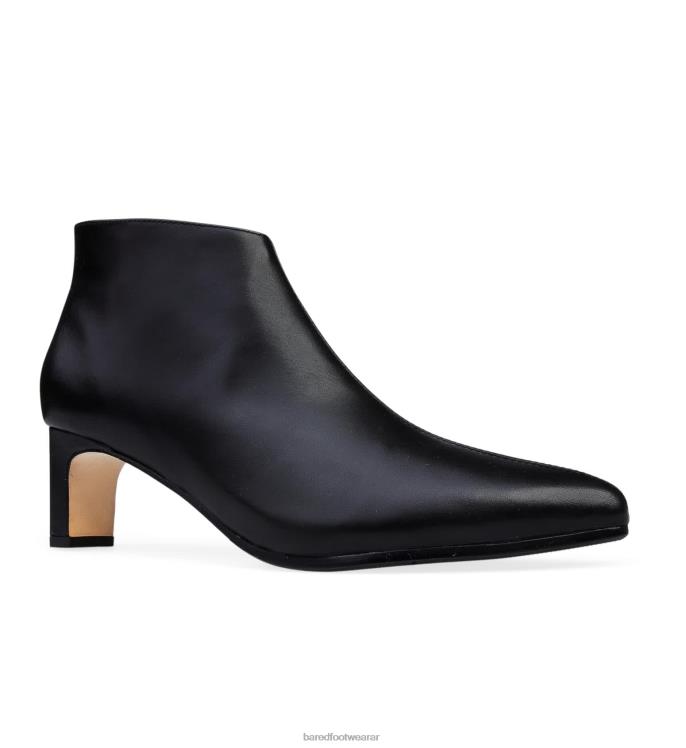 Bared Footwear mujer culiblanco botas de tacón de cuero negro 4Z004187