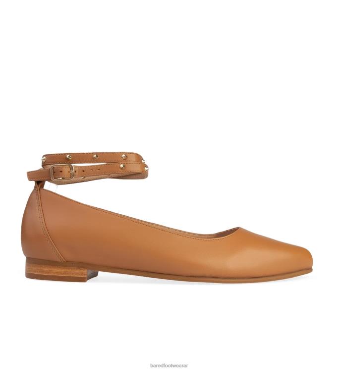 Bared Footwear mujer currawong iii bailarinas de cuero tostado 4Z004289