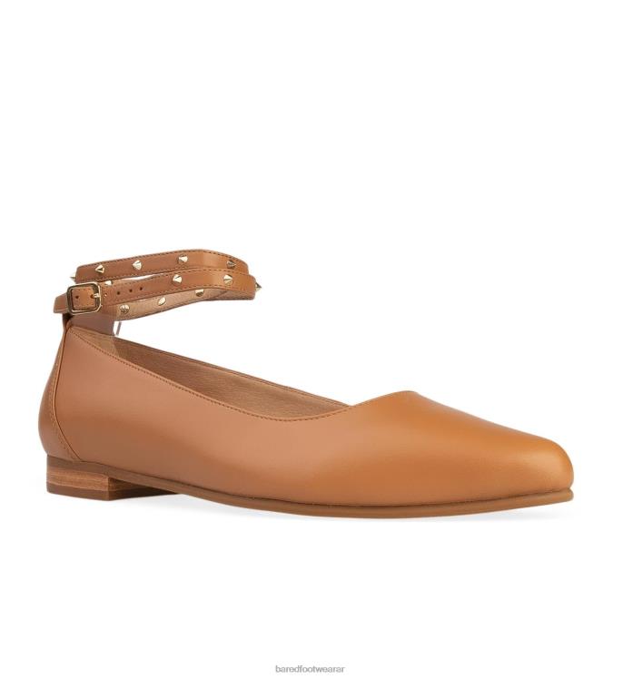 Bared Footwear mujer currawong iii bailarinas de cuero tostado 4Z004289