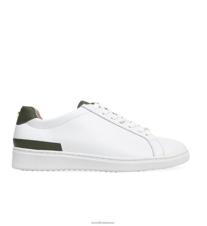 Bared Footwear mujer cálao 3 zapatillas blancas y caqui de piel 4Z004127