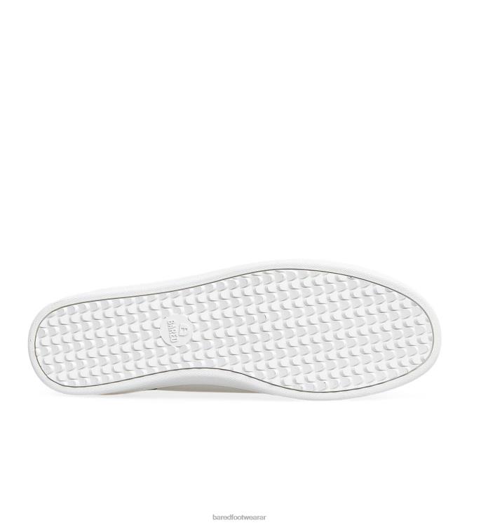 Bared Footwear mujer cálao 3 zapatillas blancas y caqui de piel 4Z004127