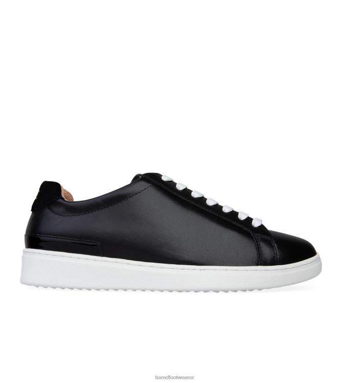 Bared Footwear mujer cálao 3 zapatillas de deporte de cuero negro 4Z004125