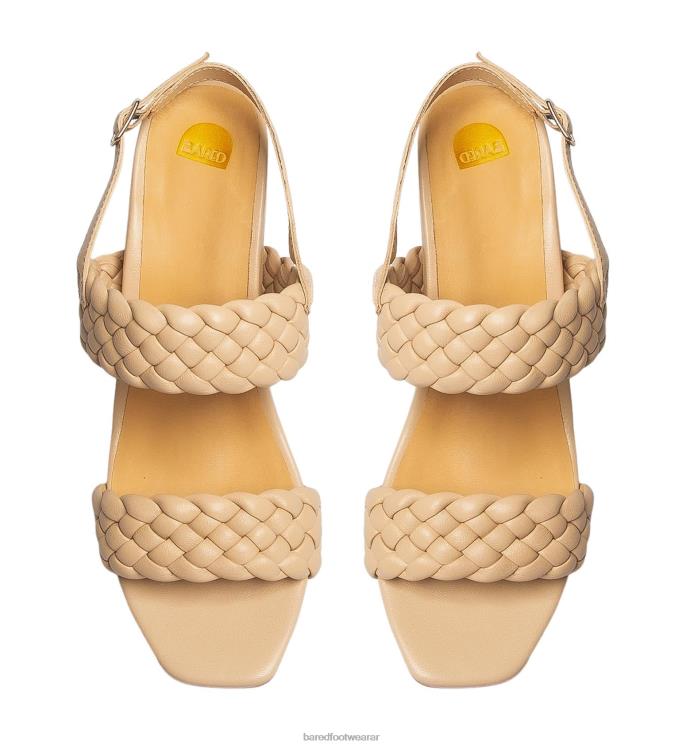 Bared Footwear mujer elachura tacones altos de cuero arena 4Z004179