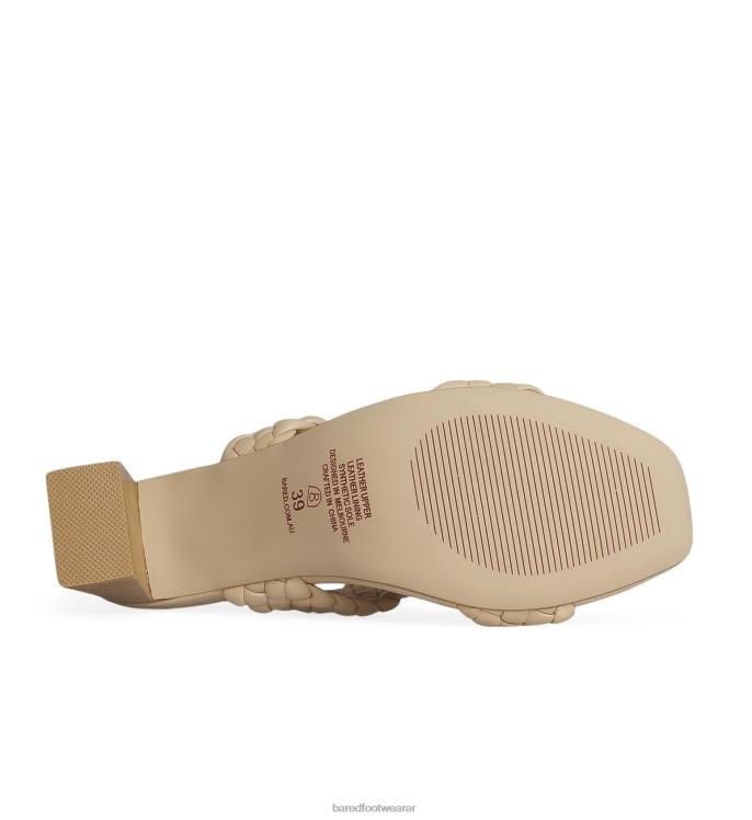 Bared Footwear mujer elachura tacones altos de cuero arena 4Z004179