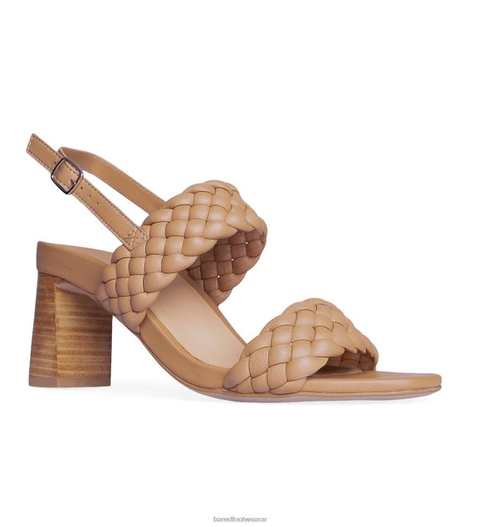 Bared Footwear mujer elachura tacones altos de cuero tostado 4Z004180
