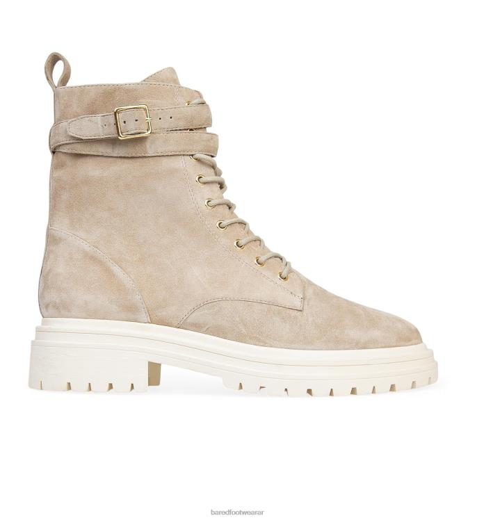 Bared Footwear mujer falaropo botas planas de ante almendras 4Z00493