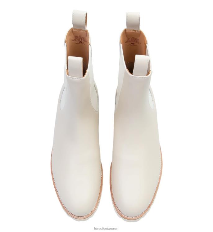 Bared Footwear mujer focha botas planas de piel color crudo con suela color crudo 4Z004274