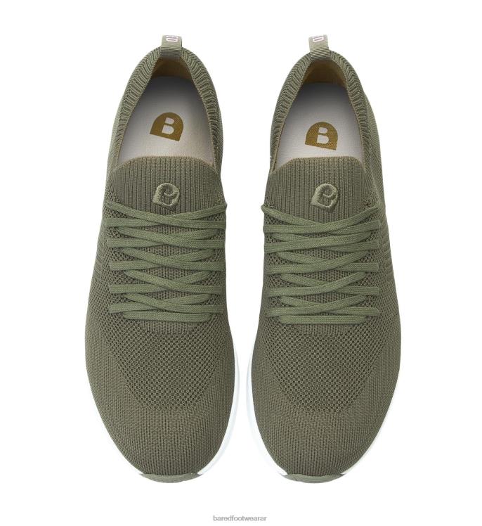 Bared Footwear mujer genio tenis caqui de punto 4Z004128