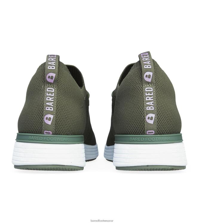 Bared Footwear mujer genio tenis caqui de punto 4Z004128