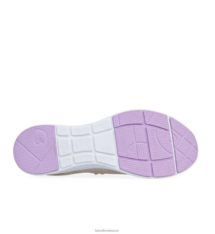 Bared Footwear mujer genio tenis de punto plateado helado 4Z004195