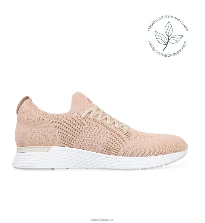 Bared Footwear mujer genio tenis de punto rosa empolvado 4Z004131