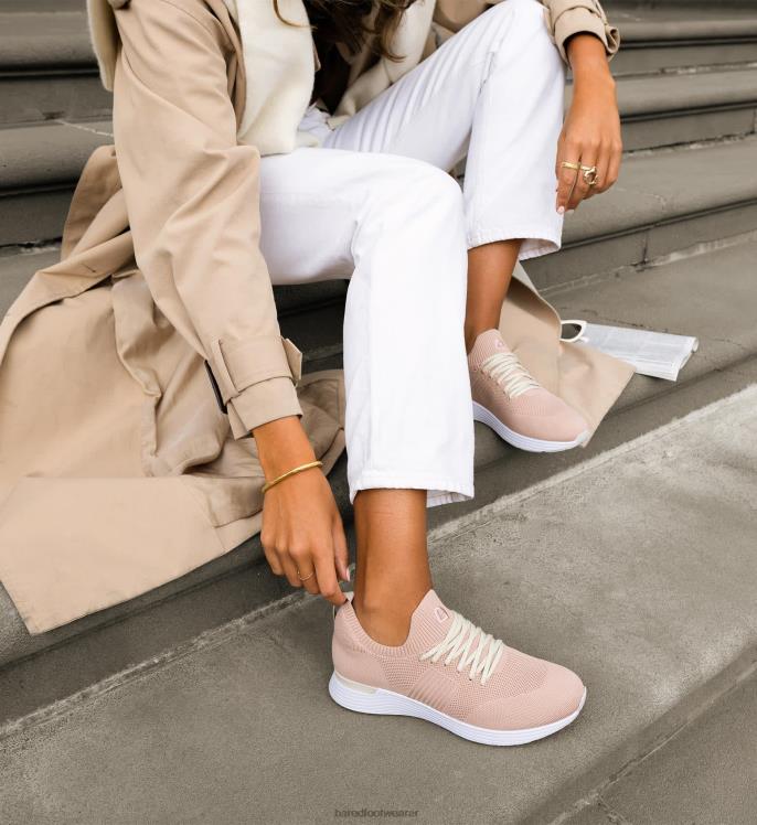 Bared Footwear mujer genio tenis de punto rosa empolvado 4Z004131