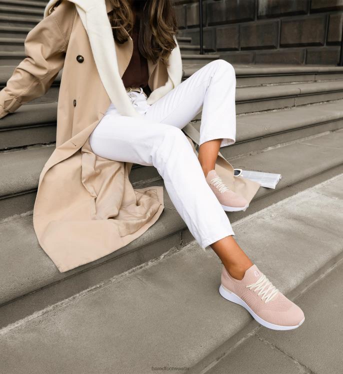 Bared Footwear mujer genio tenis de punto rosa empolvado 4Z004131