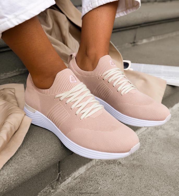 Bared Footwear mujer genio tenis de punto rosa empolvado 4Z004131
