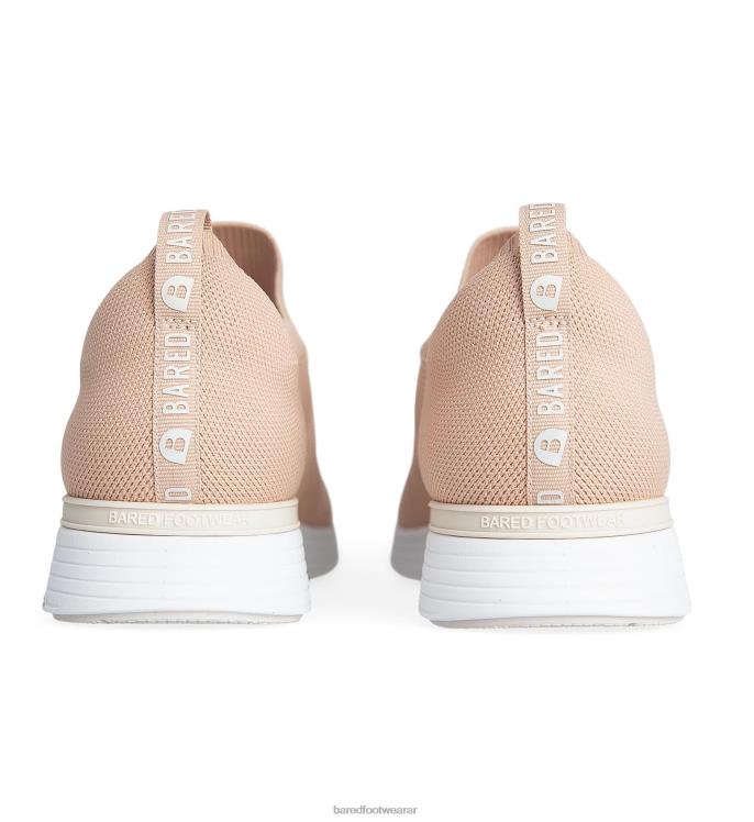 Bared Footwear mujer genio tenis de punto rosa empolvado 4Z004131