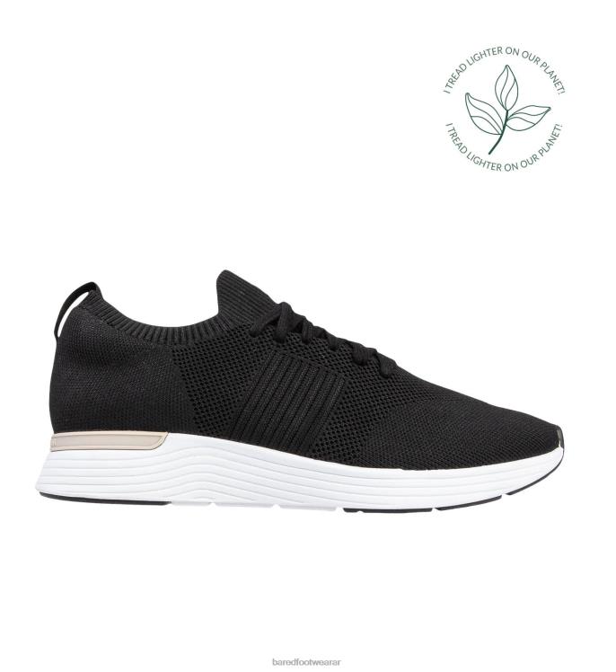 Bared Footwear mujer genio zapatillas negras de punto 4Z004196