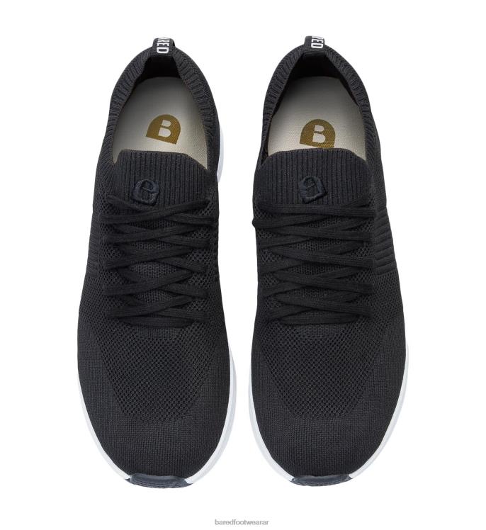 Bared Footwear mujer genio zapatillas negras de punto 4Z004196