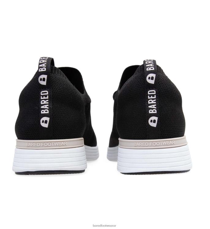 Bared Footwear mujer genio zapatillas negras de punto 4Z004196
