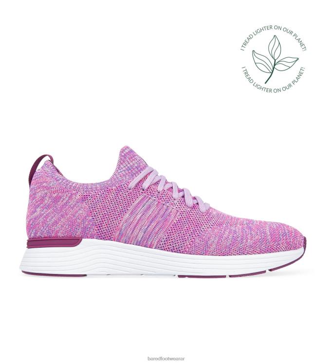 Bared Footwear mujer genio zapatillas rosa marle de punto 4Z004130