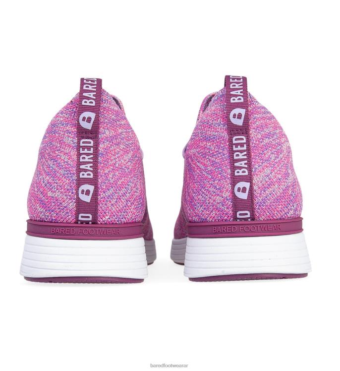 Bared Footwear mujer genio zapatillas rosa marle de punto 4Z004130