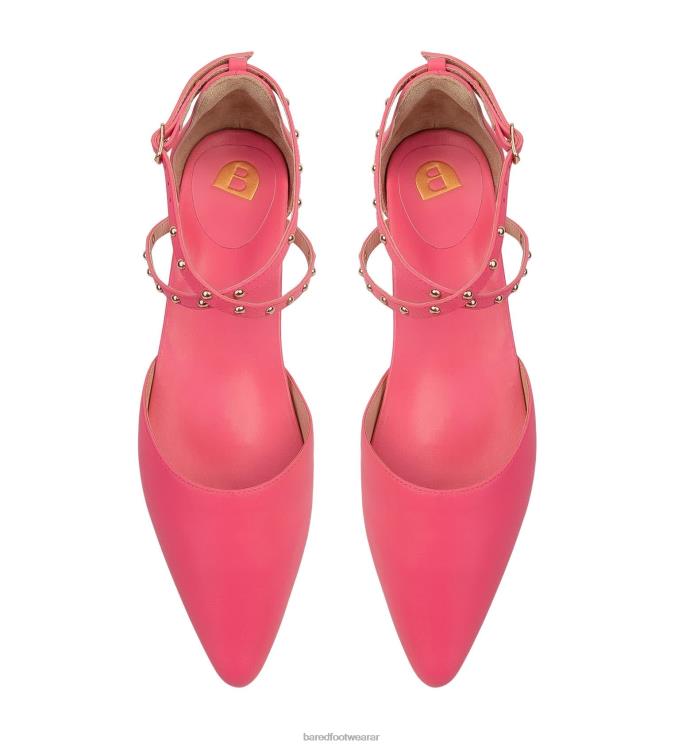 Bared Footwear mujer grackle bailarinas de piel rosa caramelo 4Z004138