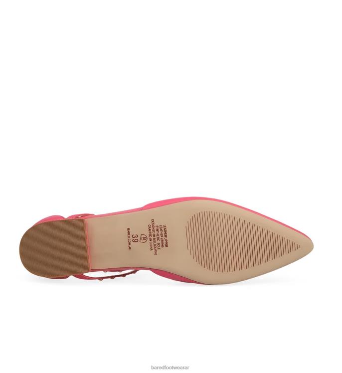 Bared Footwear mujer grackle bailarinas de piel rosa caramelo 4Z004138
