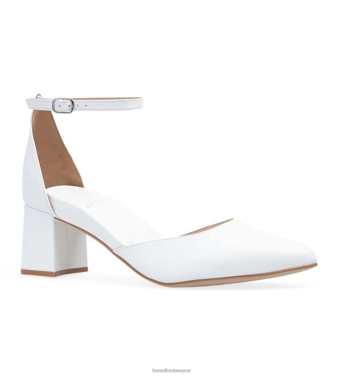 Bared Footwear mujer grifón tacones bajos de cuero blanco 4Z004279