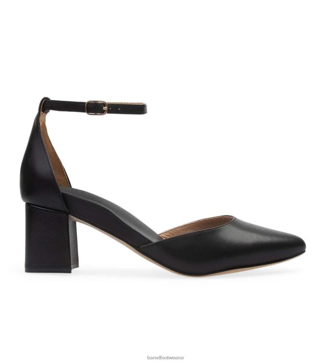 Bared Footwear mujer grifón tacones bajos de cuero negro 4Z004278