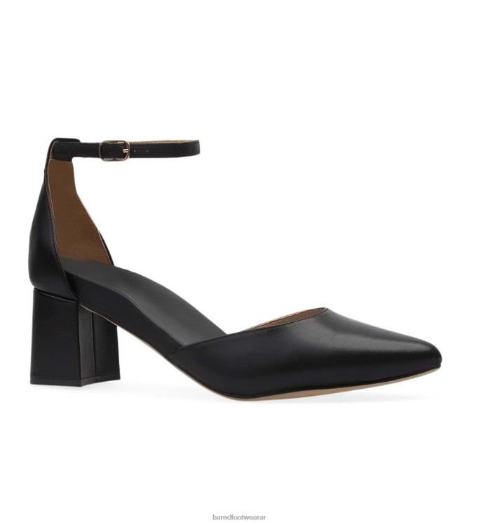 Bared Footwear mujer grifón tacones bajos de cuero negro 4Z004278