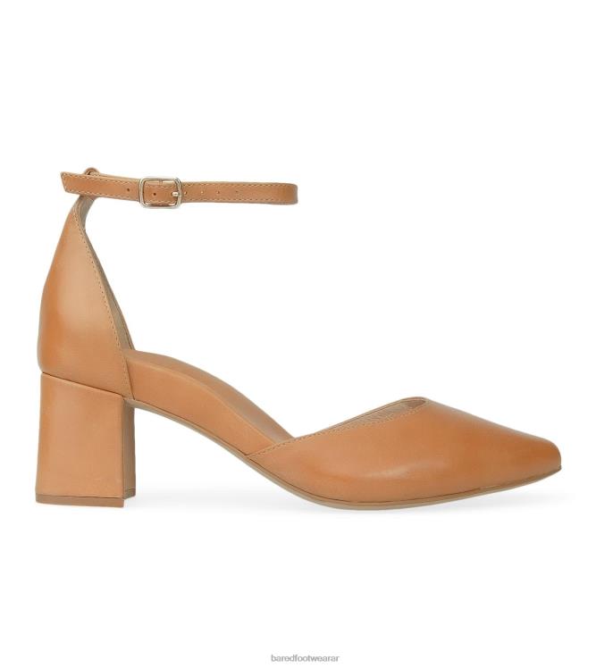 Bared Footwear mujer grifón tacones bajos de cuero tostado 4Z004280
