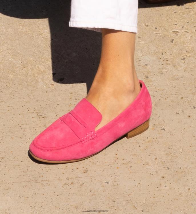 Bared Footwear mujer halcón 2 mocasines de ante rosa caramelo 4Z004140