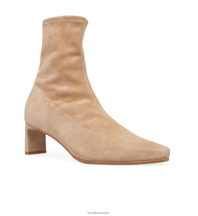 Bared Footwear mujer imitar botas de ante con tacón de conchas marinas 4Z00498