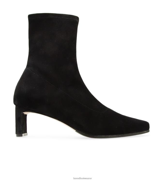 Bared Footwear mujer imitar botas de ante negras con tacon 4Z00497