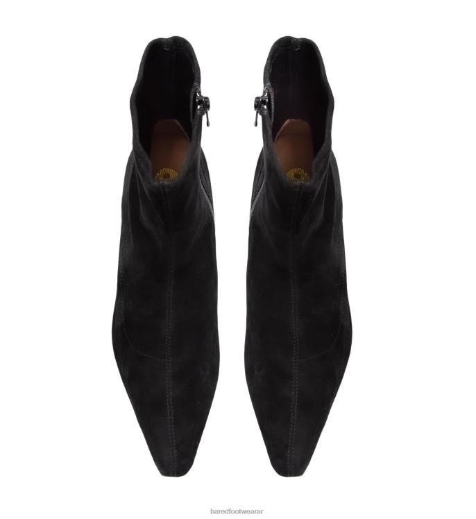 Bared Footwear mujer imitar botas de ante negras con tacon 4Z00497