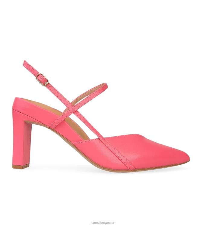 Bared Footwear mujer kiskadee tacones altos de cuero rosa caramelo 4Z004112