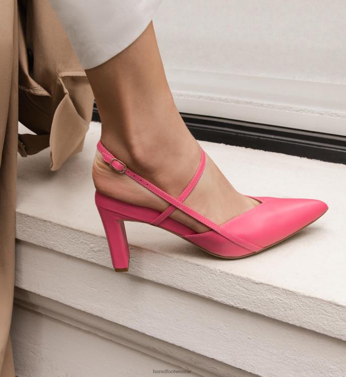 Bared Footwear mujer kiskadee tacones altos de cuero rosa caramelo 4Z004112
