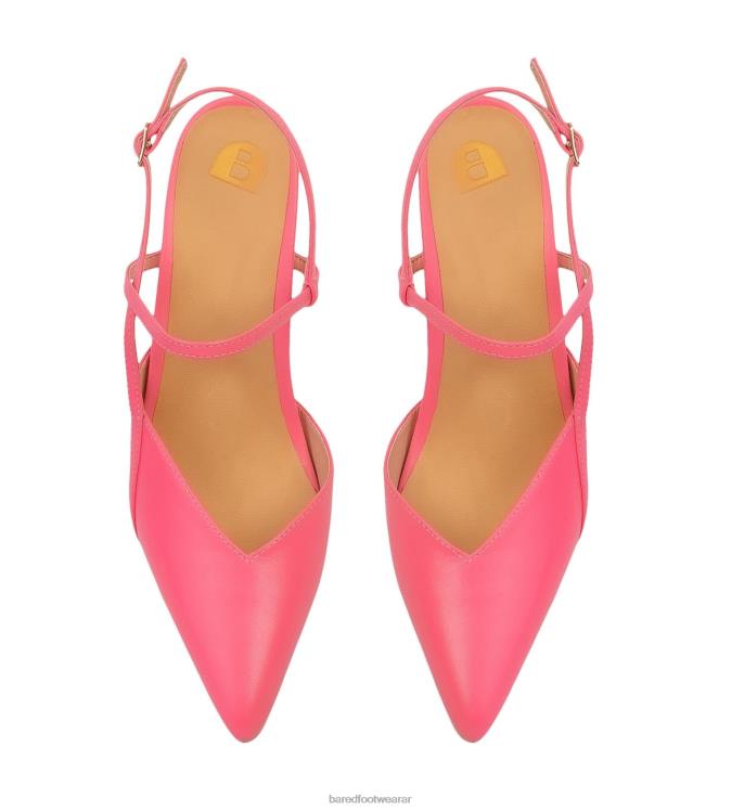Bared Footwear mujer kiskadee tacones altos de cuero rosa caramelo 4Z004112