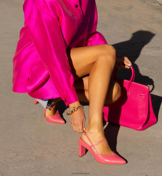 Bared Footwear mujer kiskadee tacones altos de cuero rosa caramelo 4Z004112