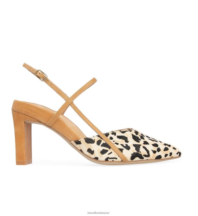 Bared Footwear mujer kiskadee tacones altos de pelo de becerro de leopardo 4Z00471