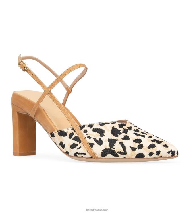 Bared Footwear mujer kiskadee tacones altos de pelo de becerro de leopardo 4Z00471