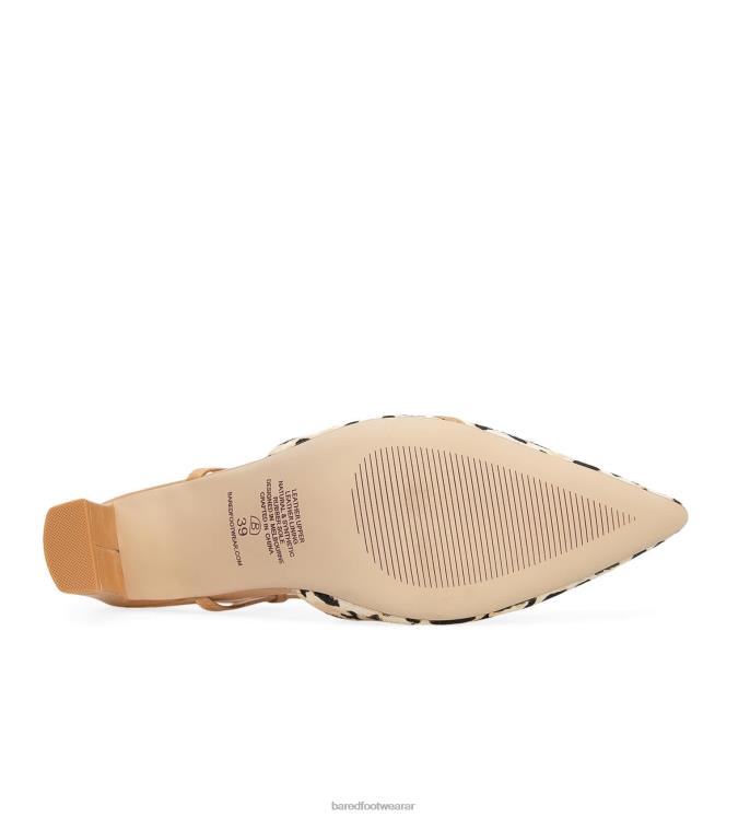 Bared Footwear mujer kiskadee tacones altos de pelo de becerro de leopardo 4Z00471