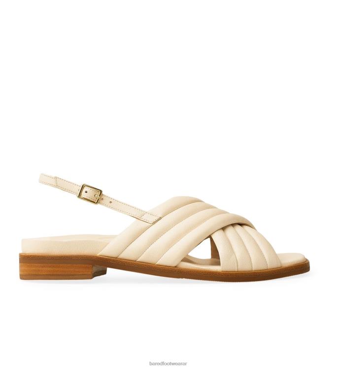 Bared Footwear mujer lora sandalias planas de piel color crudo 4Z004167