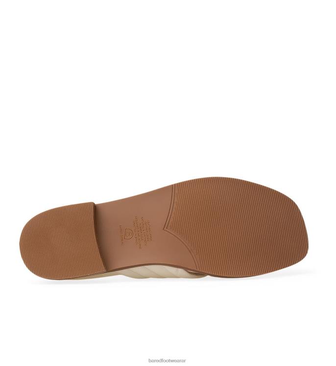 Bared Footwear mujer lora sandalias planas de piel color crudo 4Z004167